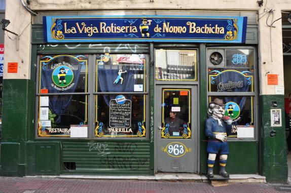 Restaurante em San Telmo, bairro tradicional de Buenos Aires, na Argentina